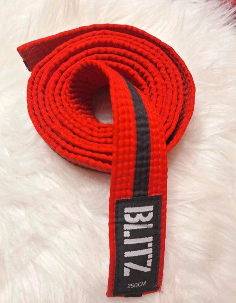 Blitz Red Martial Arts Belt 250cm