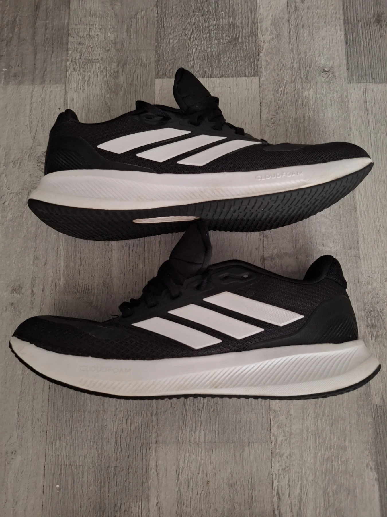 adidas Runfalcon 5 Cloudfoam Women's Trainers Black White UK 5.5