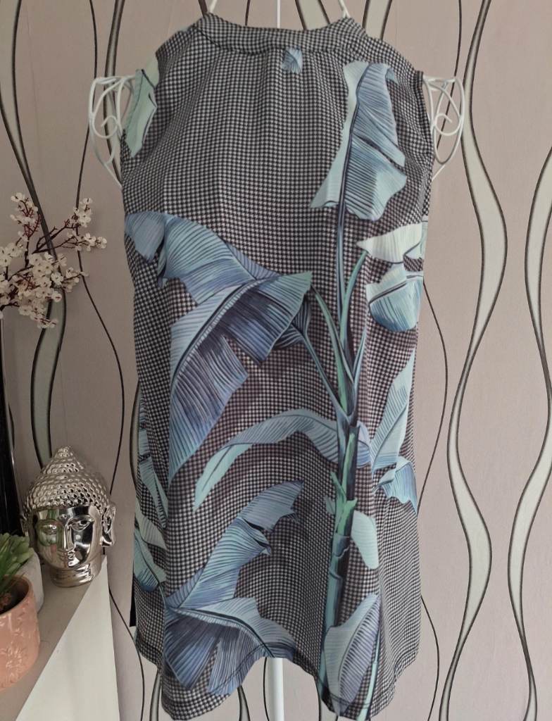 Warehouse Sleeveless Printed Top UK 12
