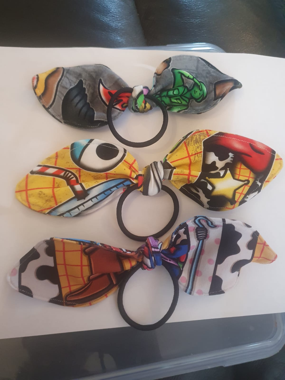 Set of 3 Disney inspired Toy Story bow bobbles