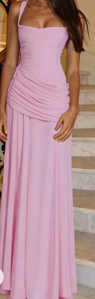 Maxi dress pink large 12/14