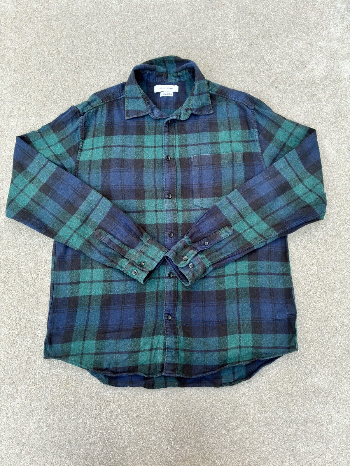 Men’s long sleeve check urban outfitters shirt