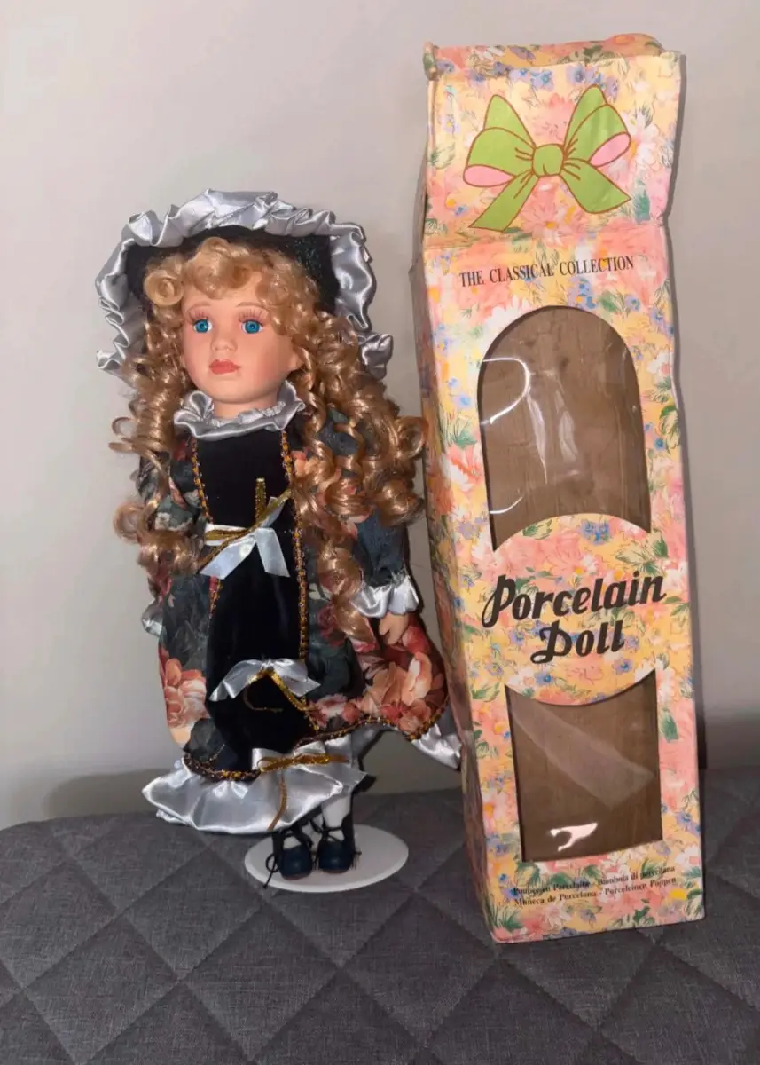 Porcelain doll brand new in box