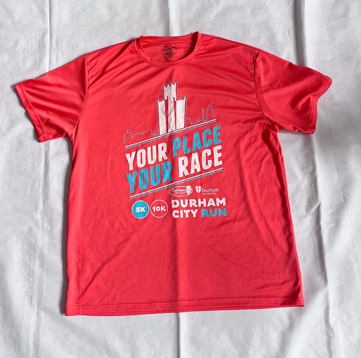 Durham City run size XL run event tee t-shirt top unisex actiwear memorabilia