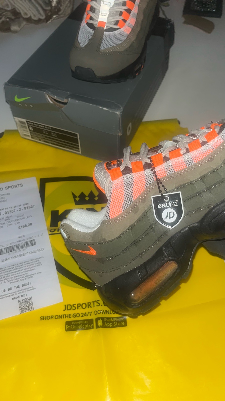 Nike Airmax 95 TT Size 6
