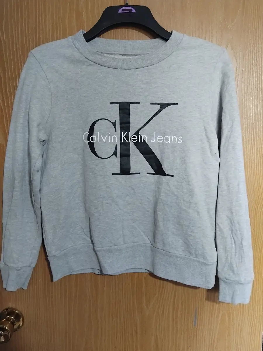 Calvin klein grey sweatshirt. Size S