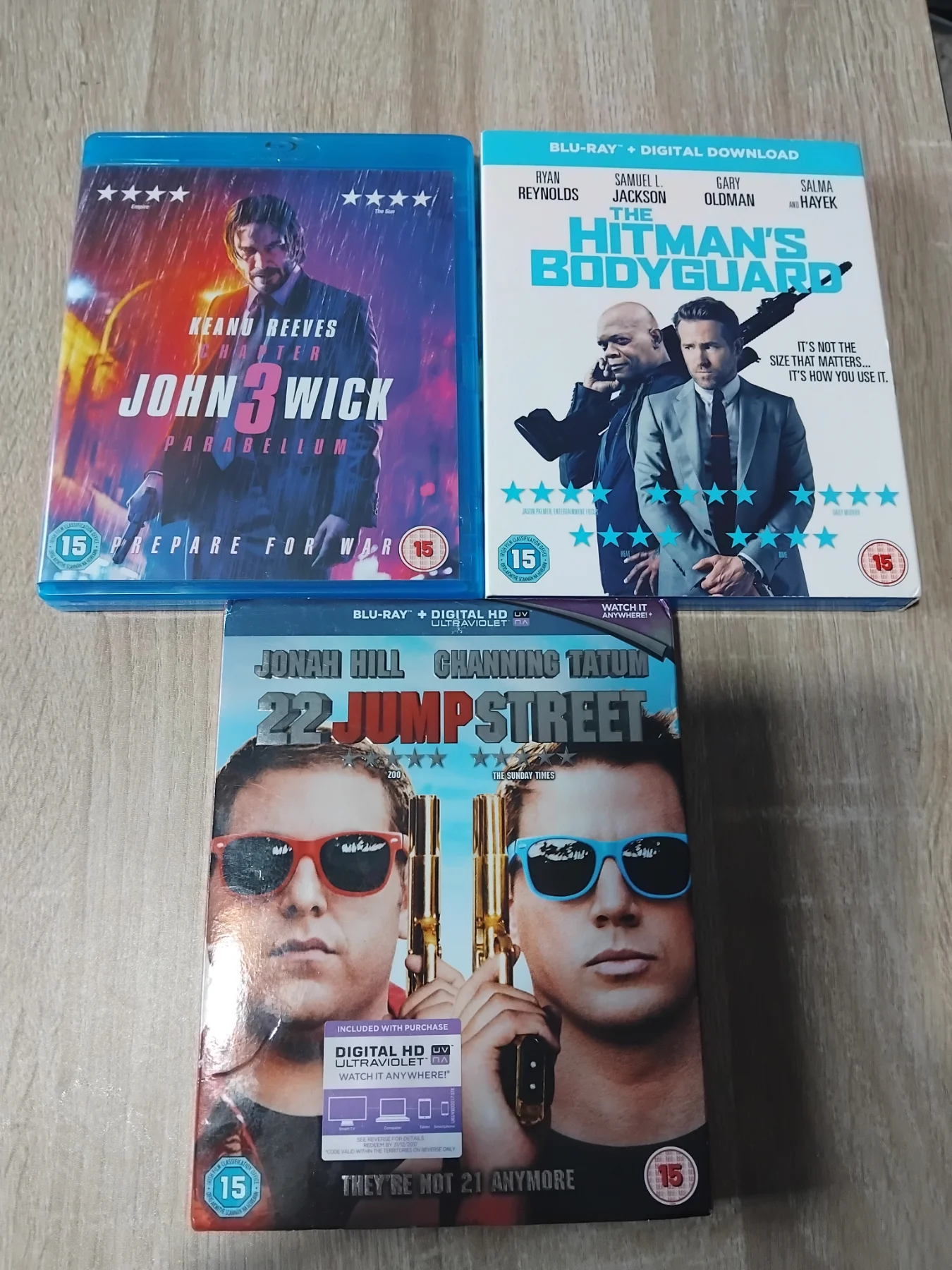 Blu ray bundle X3