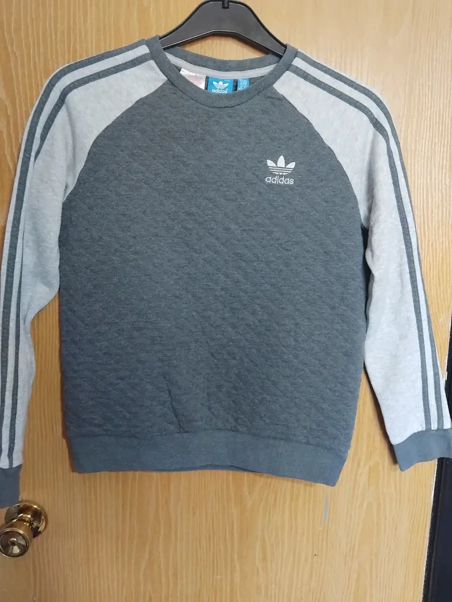 Youth Adidas grey jumper. Size youth 13/14
