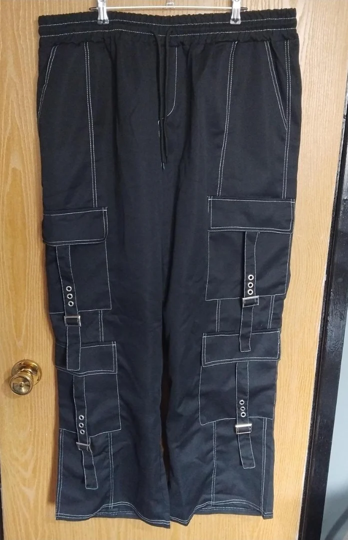 Shein Black cargo pants. Size 3XL