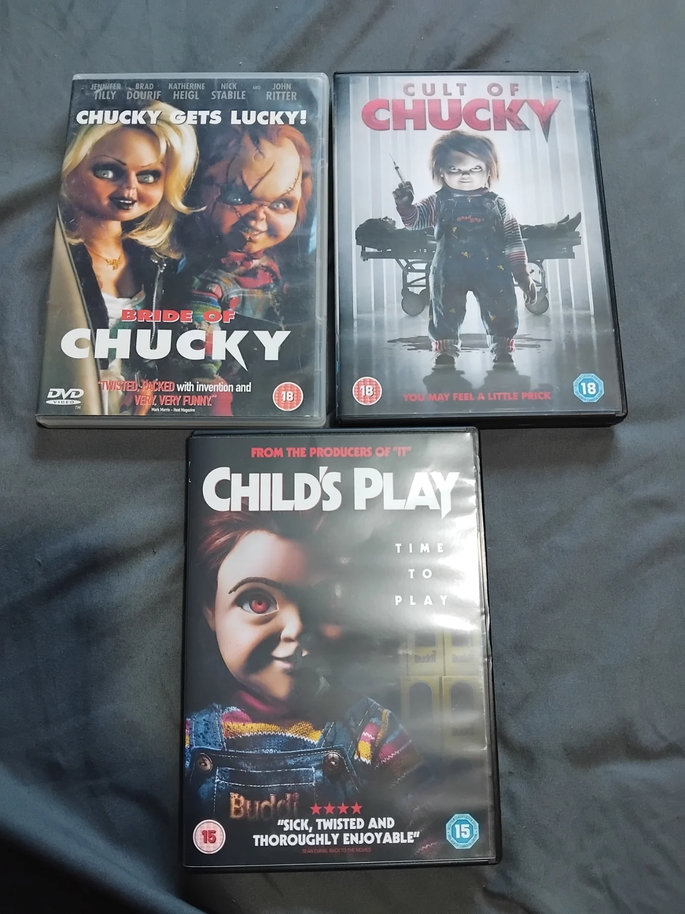 Childs play bundle X3 DVD