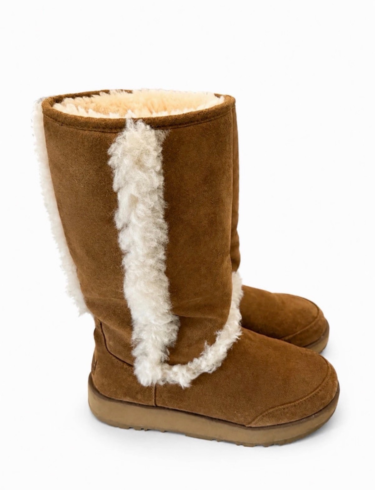 UGG Sundance Genuine Y2K Shearling Waterproof Boots Chestnut UK 5.5 / EU 38