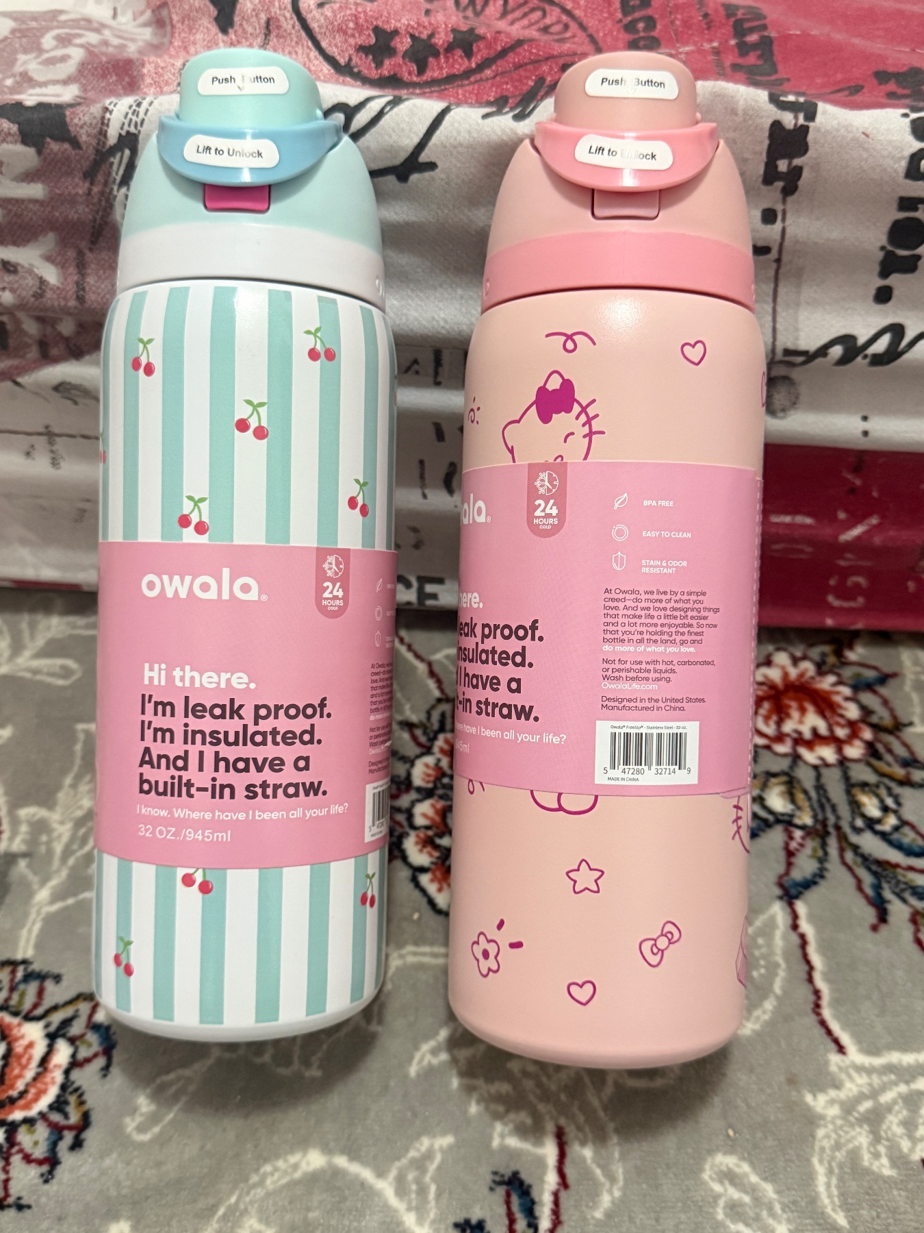 2X Owala water bottle 32oz