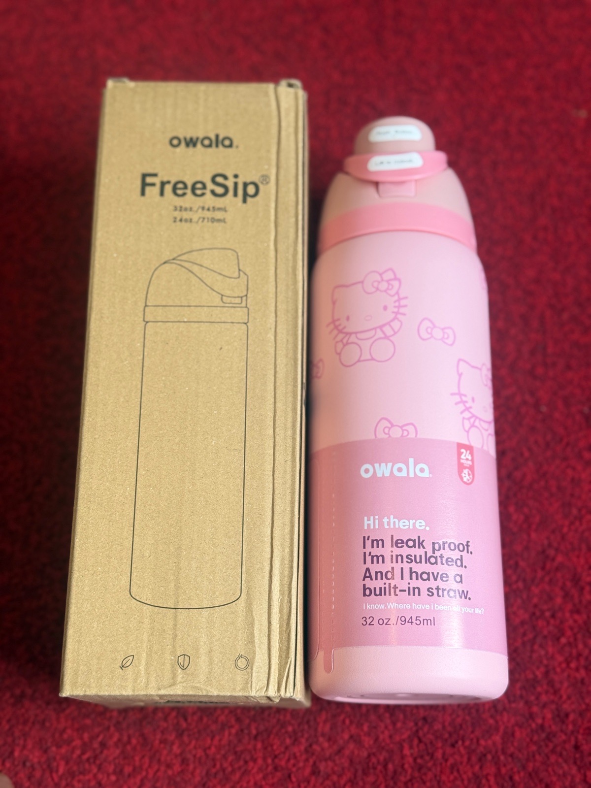 Owala water bottle free sip