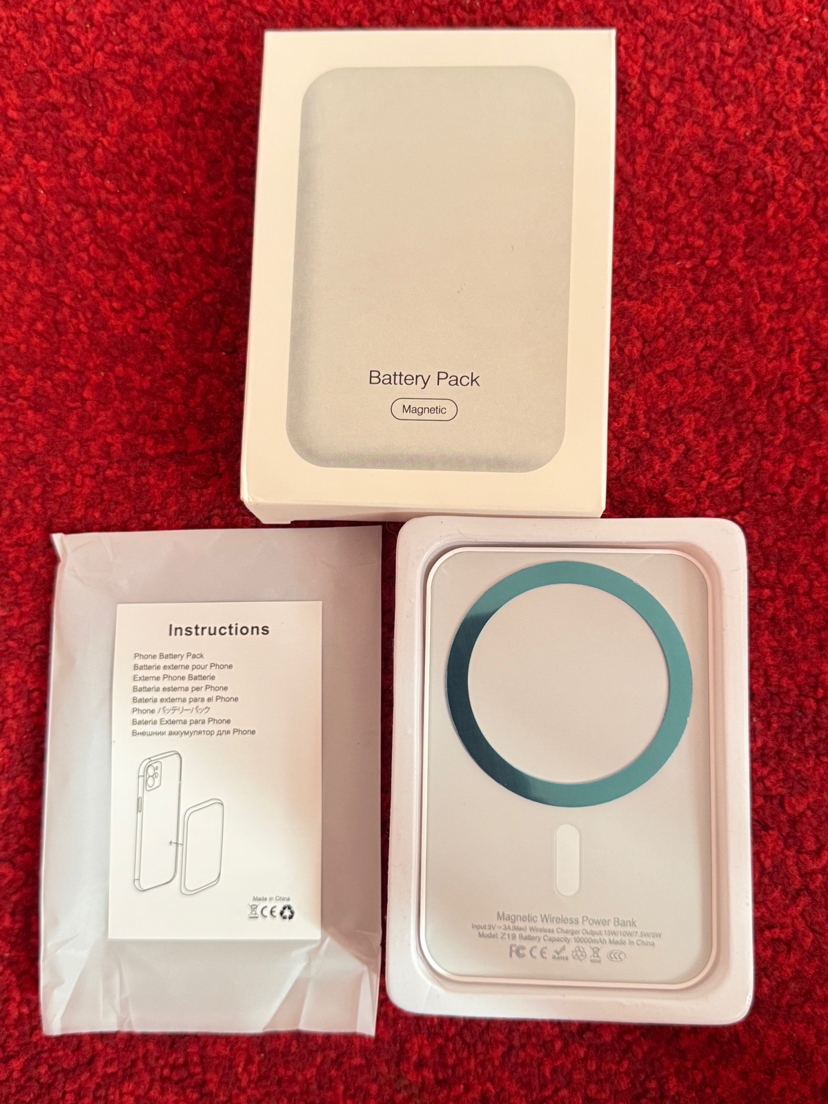 10000mAh Magnetic Wireless PowerBank