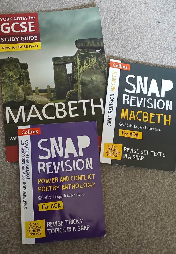 GCSE macbeth revision books