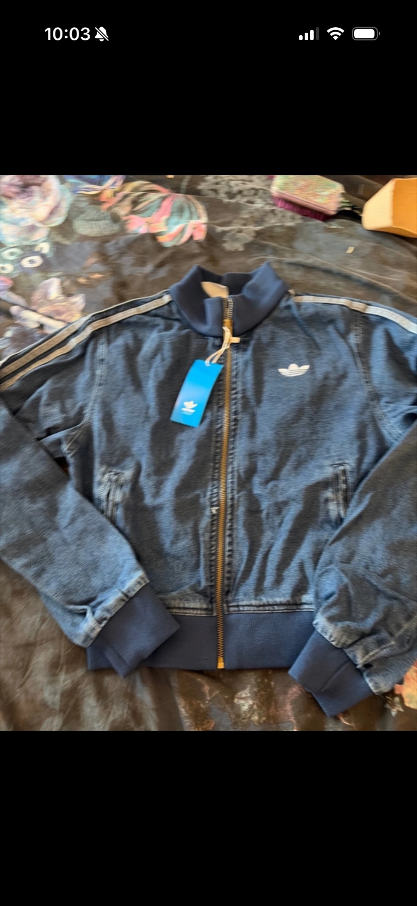 Adidas bomber jacket size XL