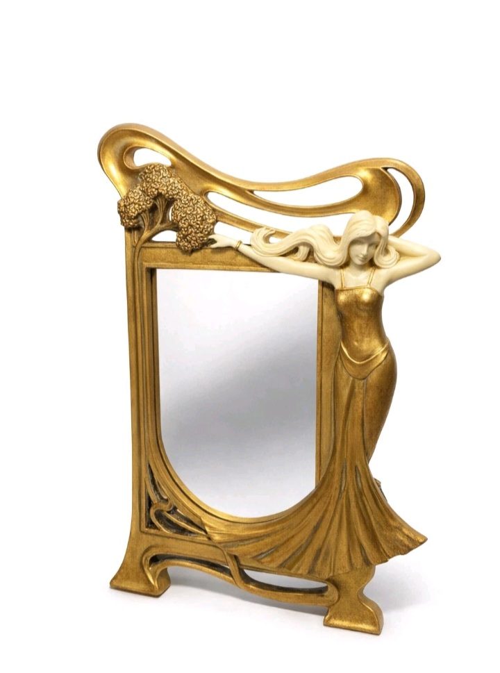 Art nouveau mirror