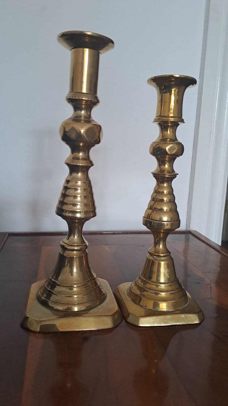 Pair of behivess candle holders