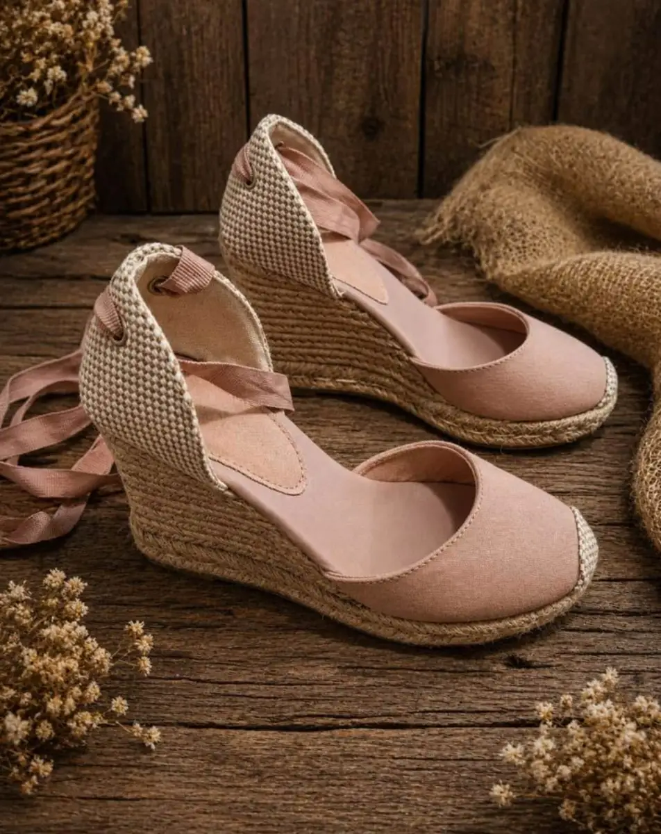 Size 3 wedge sandals, only worn once