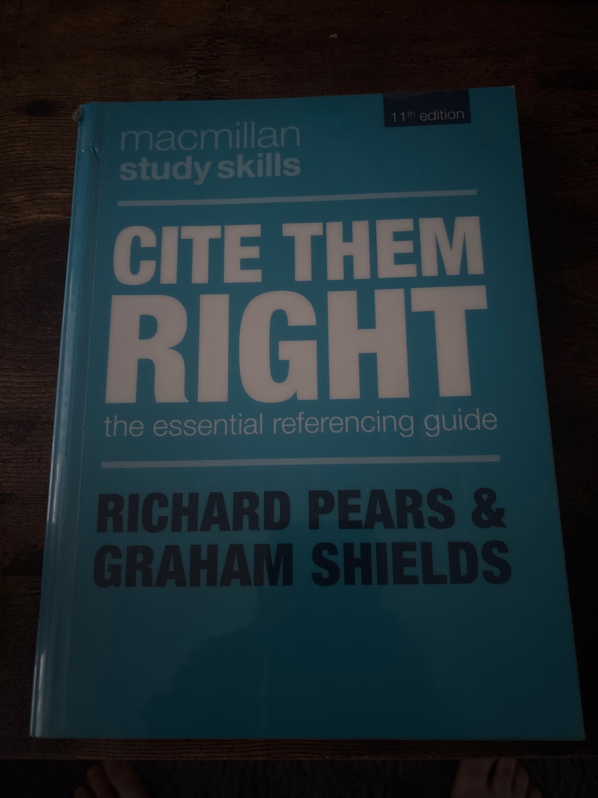 "Cite Them Right" (11th Ed)