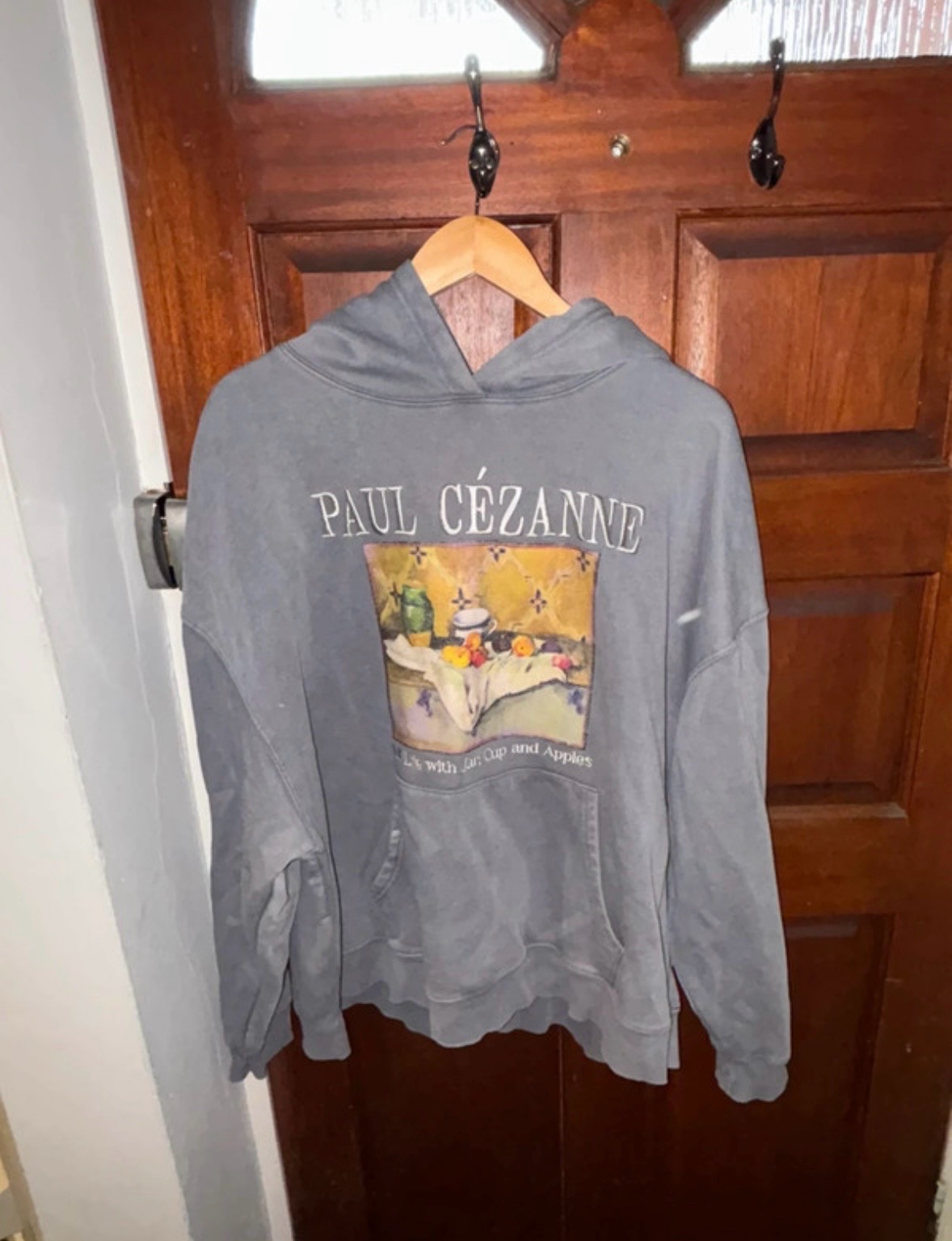 Paul Cézanne Art Hoodie "Still Life with Jar, Cup and Apples"