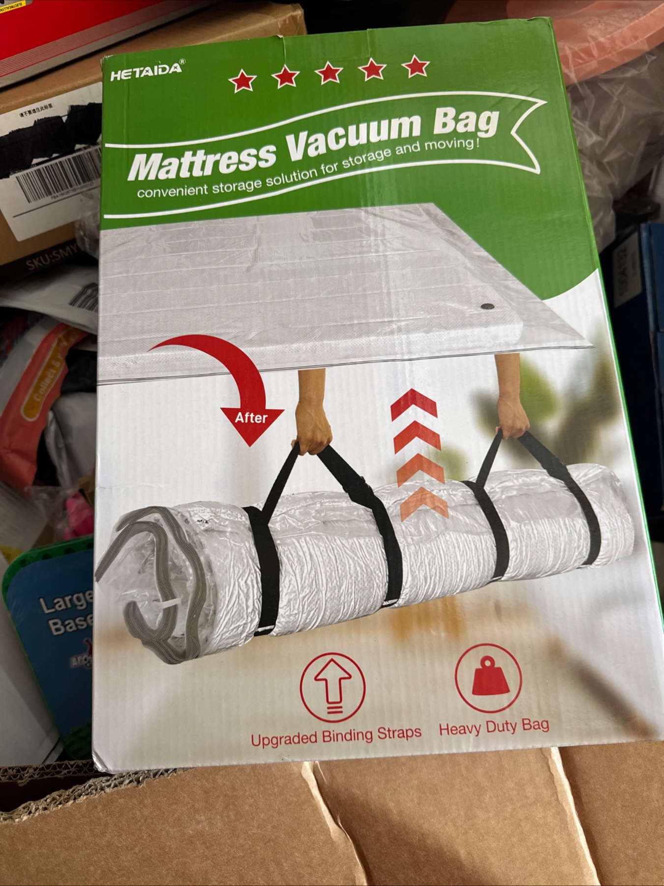 Mayra’s vacuum bag