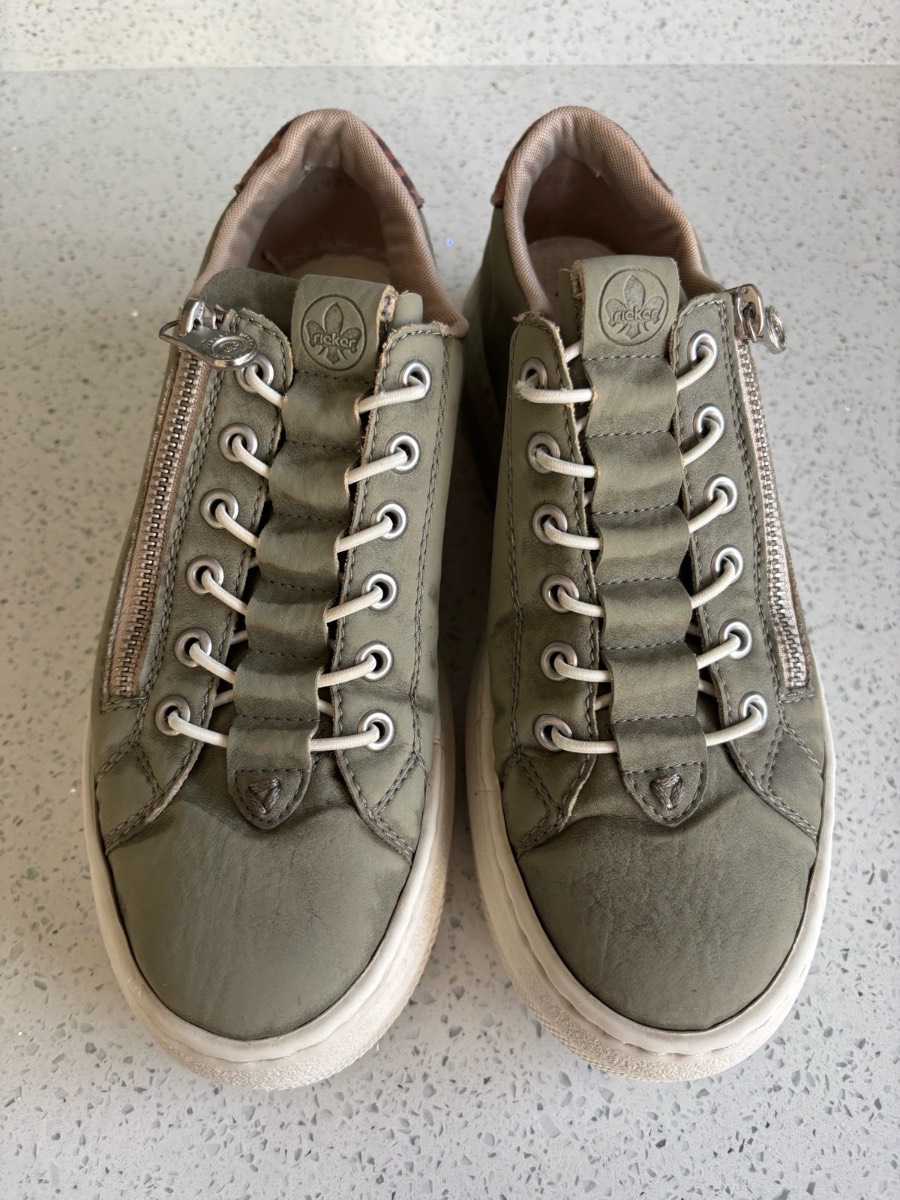 Ladies rieker leather trainers 5