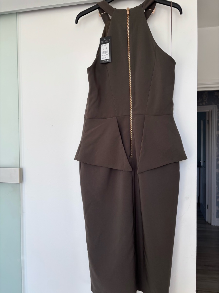 NWT khaki summer dress 10