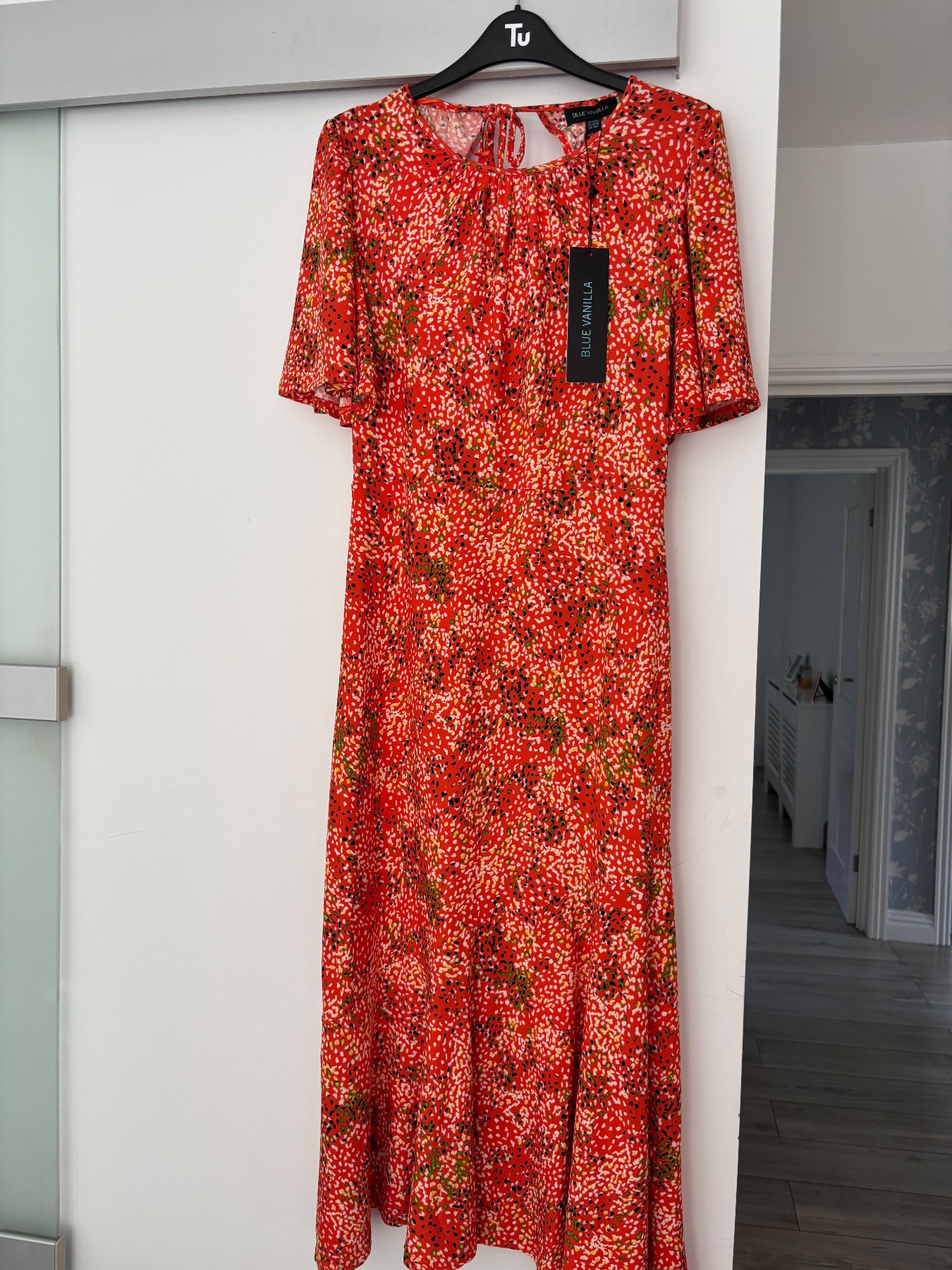 NWT orange summer dress 12