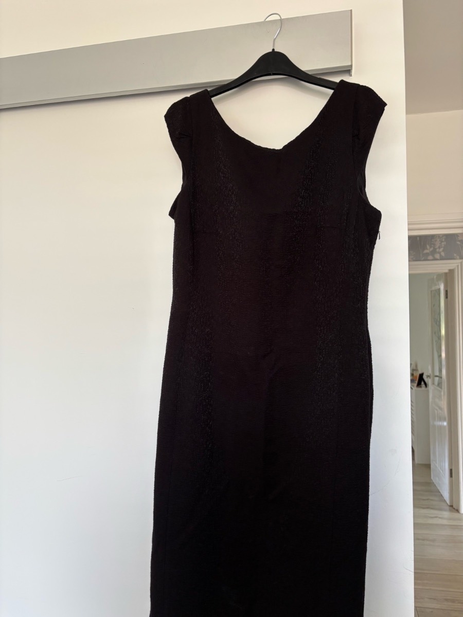 Monsoon black summer dress 14