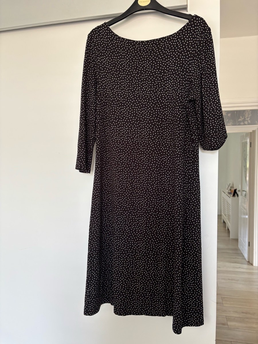 Monsoon black dress 14