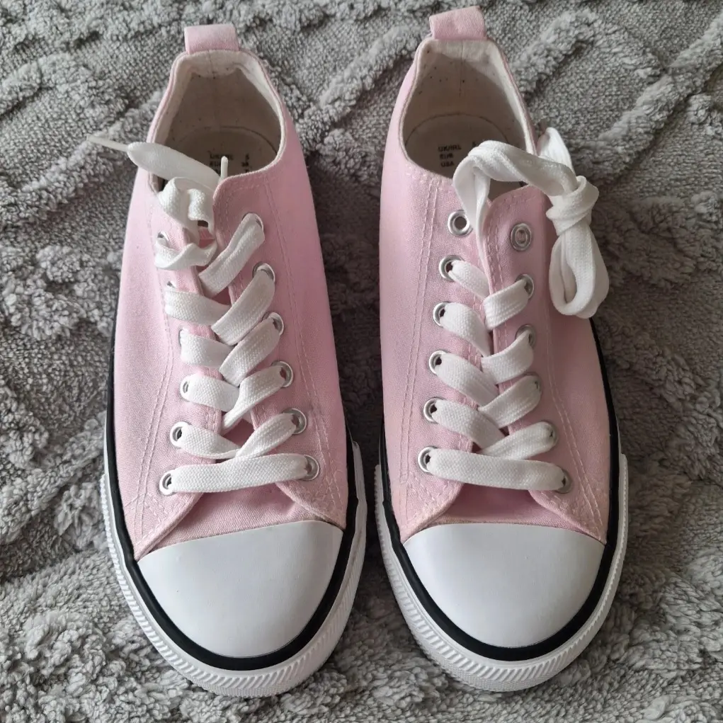 Primark Canvas Shoes Size UK 5 Lace Up Pumps