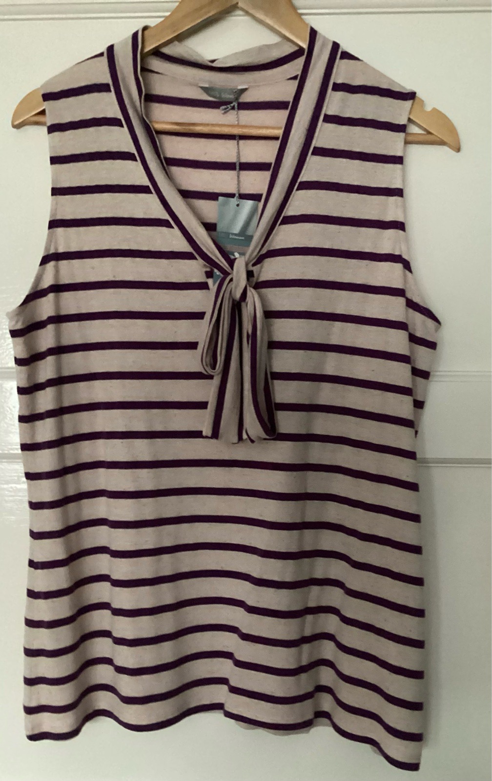 V Neckline Sleeveless Tank Style Top by Marks & Spencer Size 16