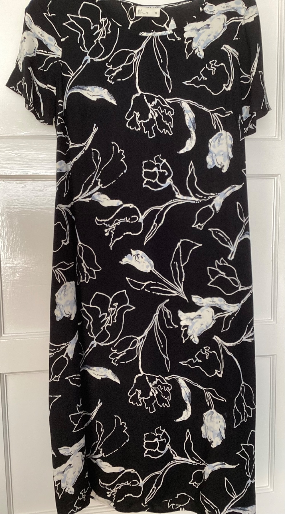 Short Sleeve Midi Dress by BHS Size 18