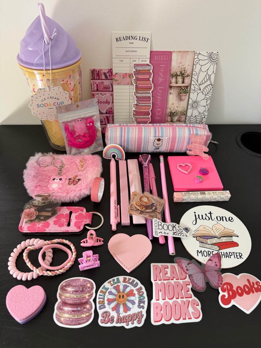 Pink Bookish Bundle - Large gift box