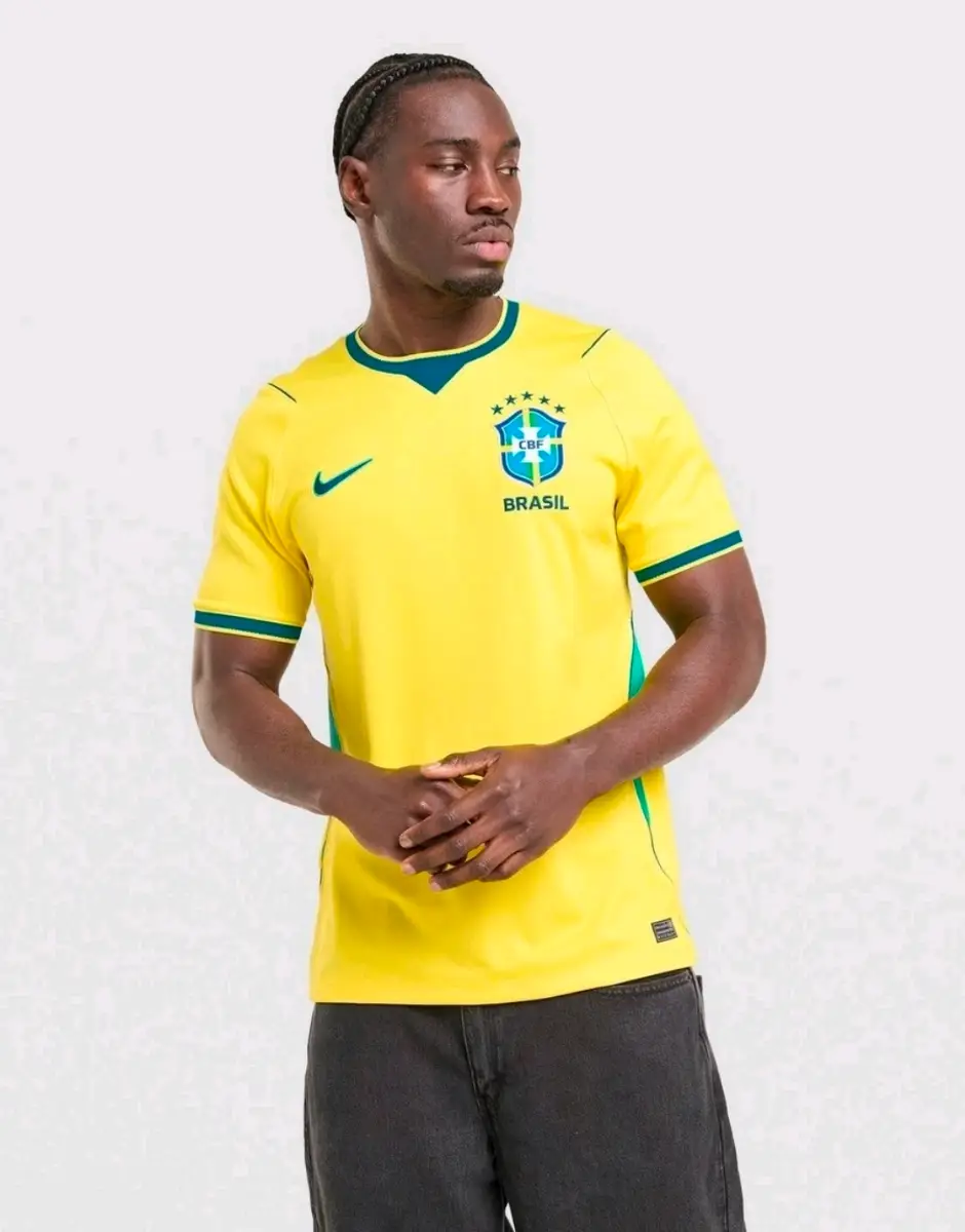 NEW Nike Dri-Fit Brazil 2026 Stadium Home Shirt L