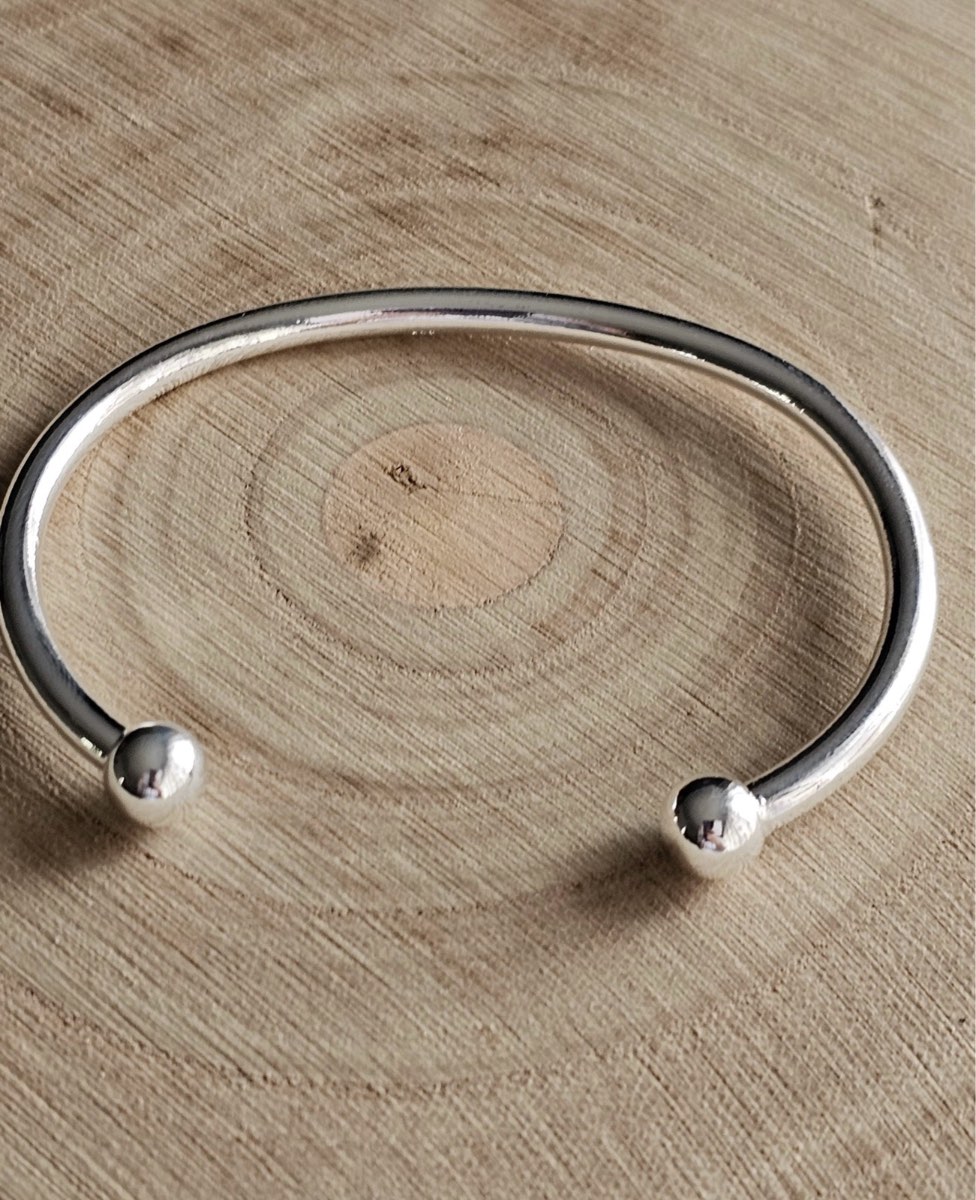925 Silver Bangle Solid