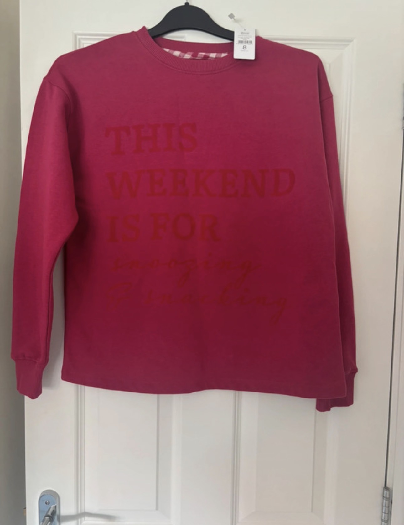 Pink Weekend’ Women’s Lounge Top Size 8 Nutmeg Brand New