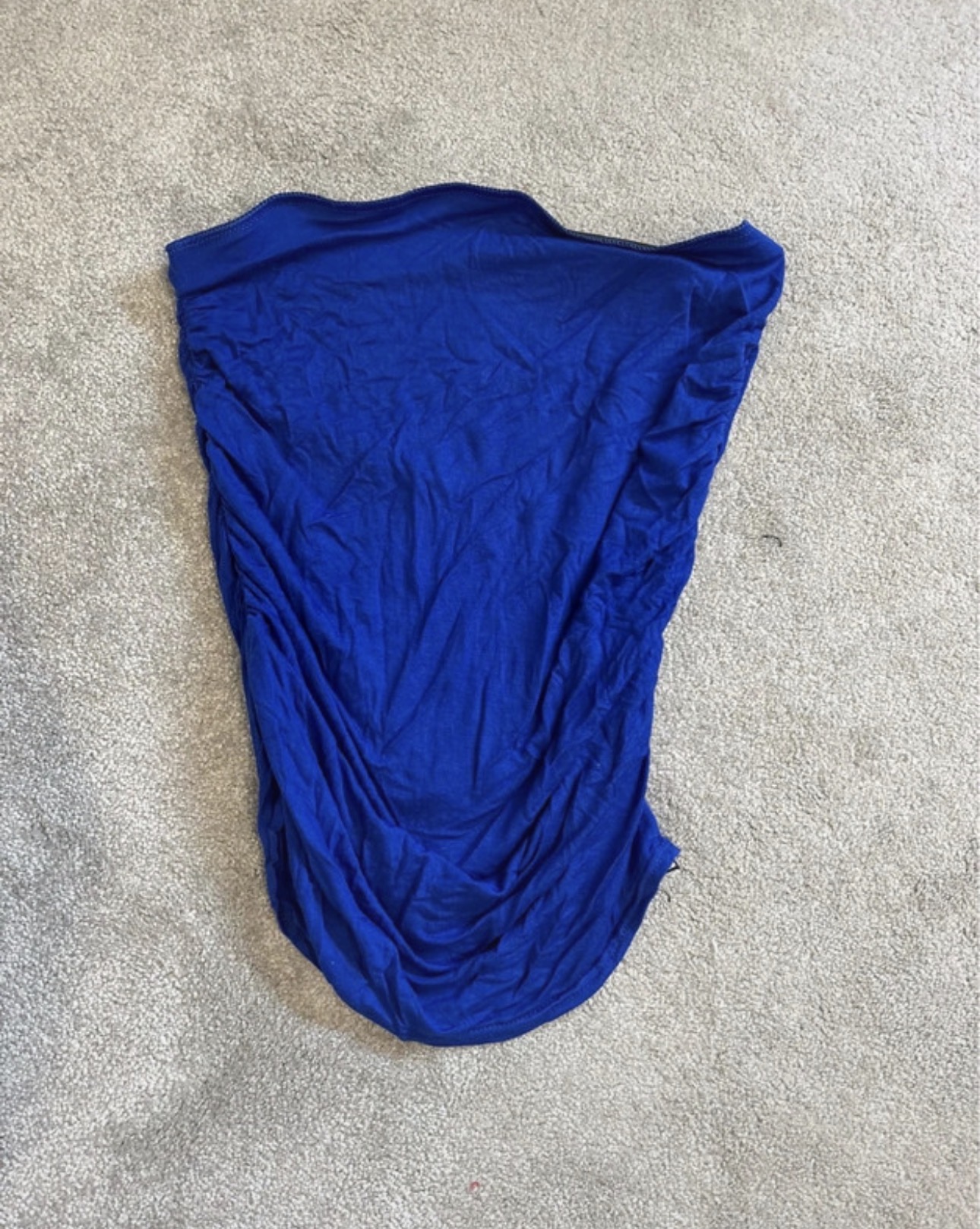 Royal Blue Women’s Bandeau Top Size M/L Like New Condition