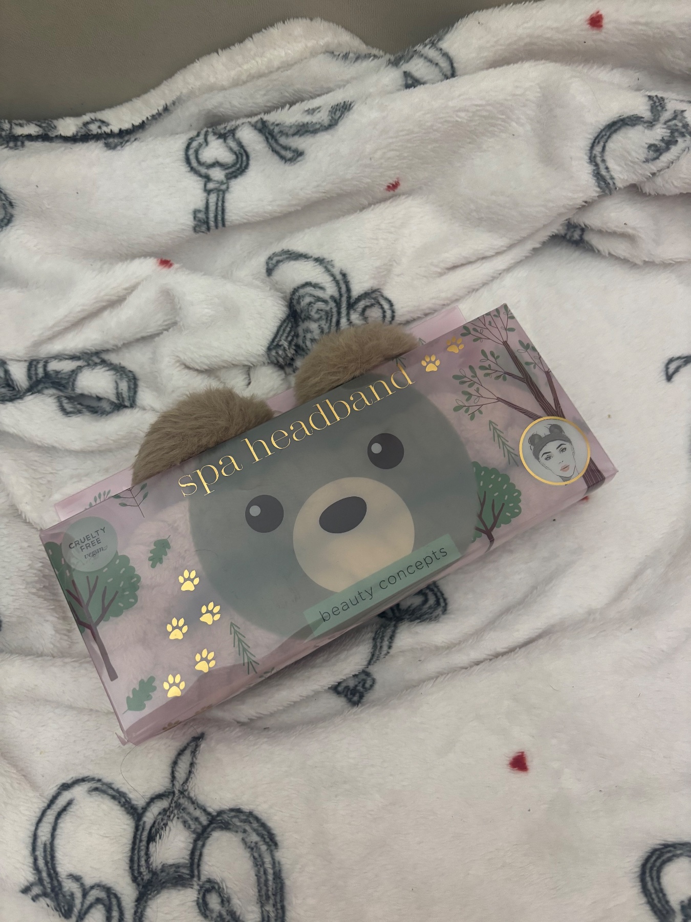 Cute Bear Spa Headband