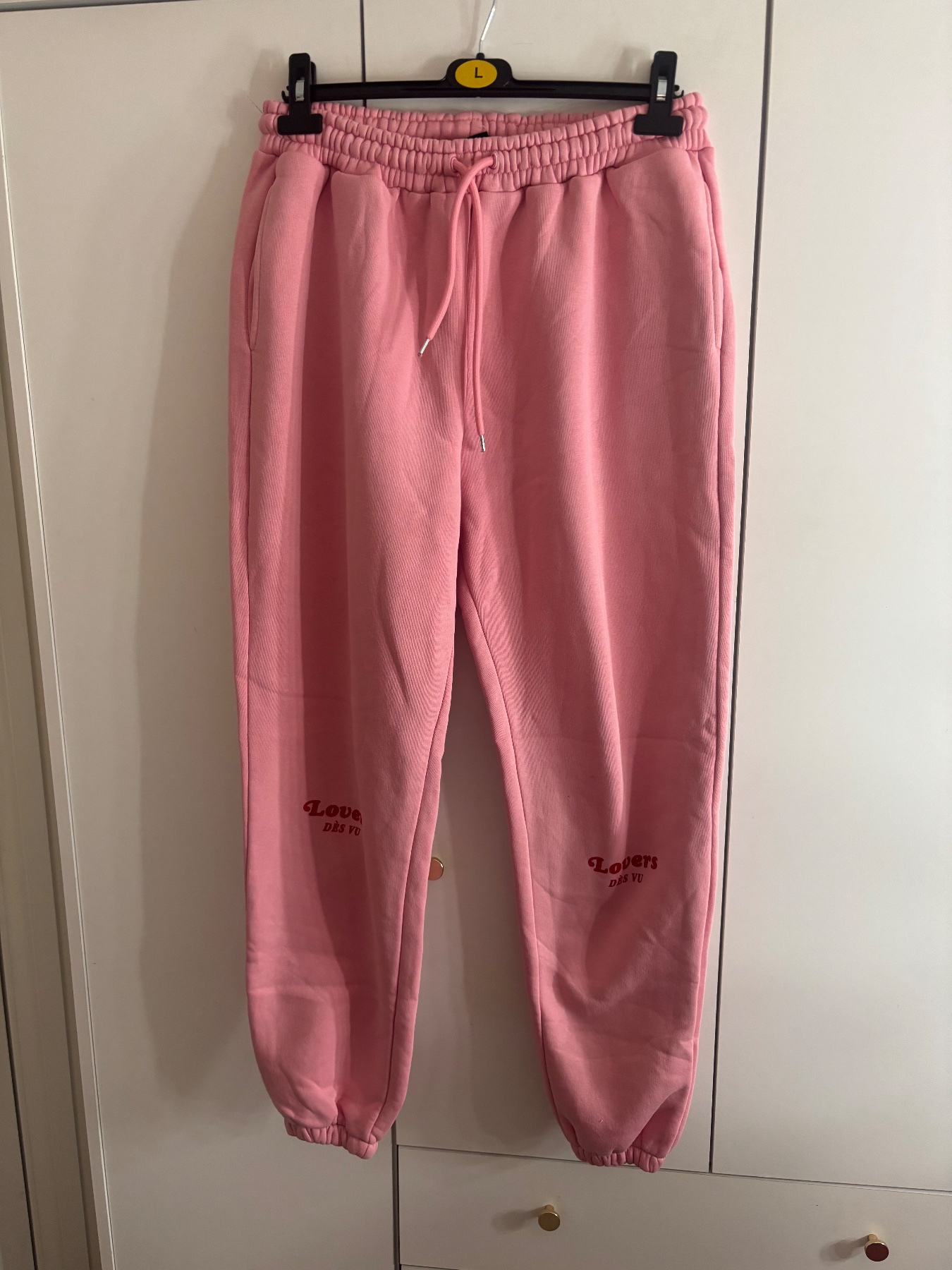 Pink Lovers Club Dès Vu Joggers Size Large