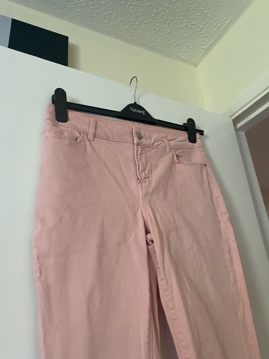 Crew Clothing 12 skinny fit pink jeans (91 BV)