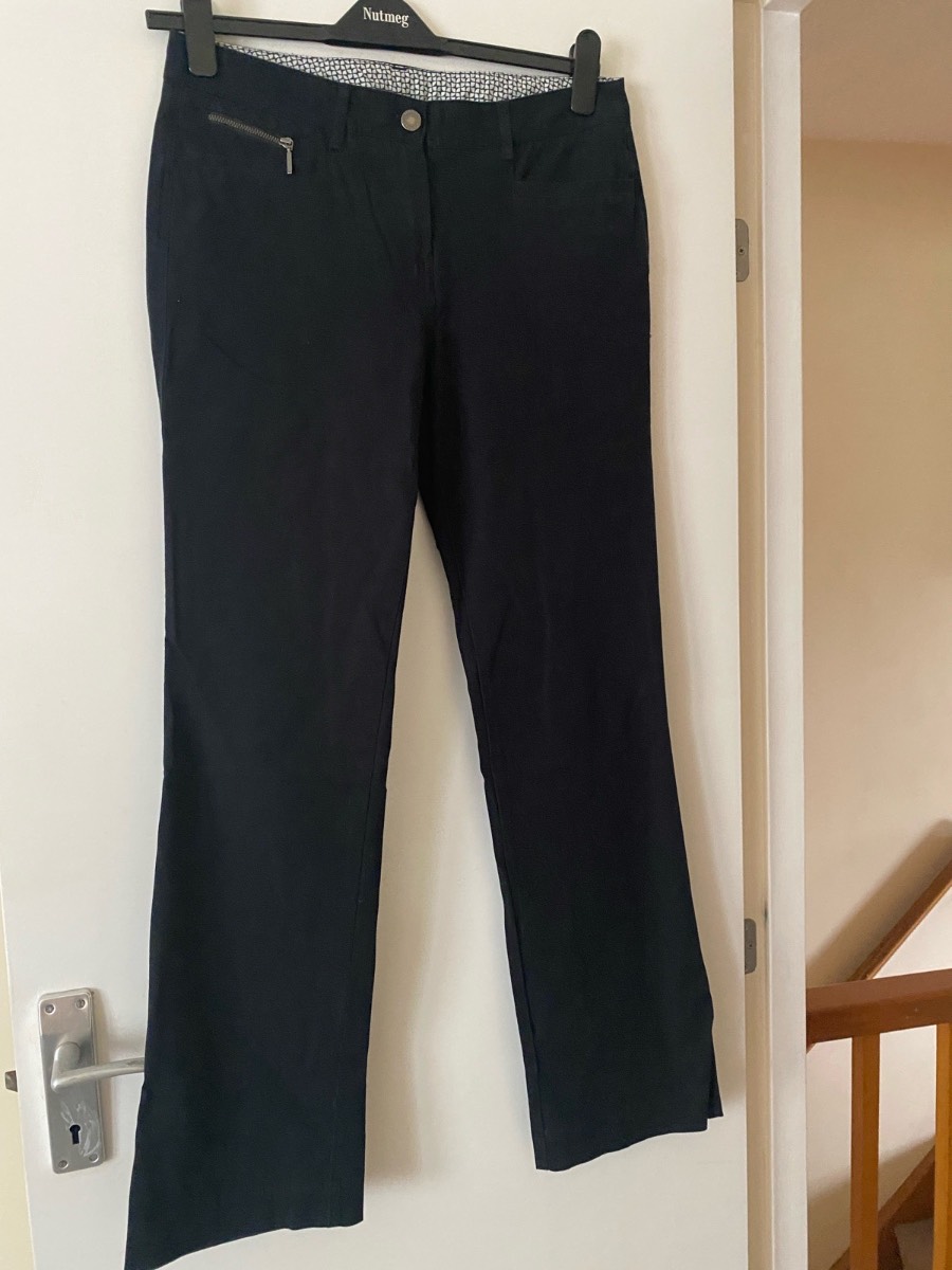 Maine 12 regular black trousers (152 BV)