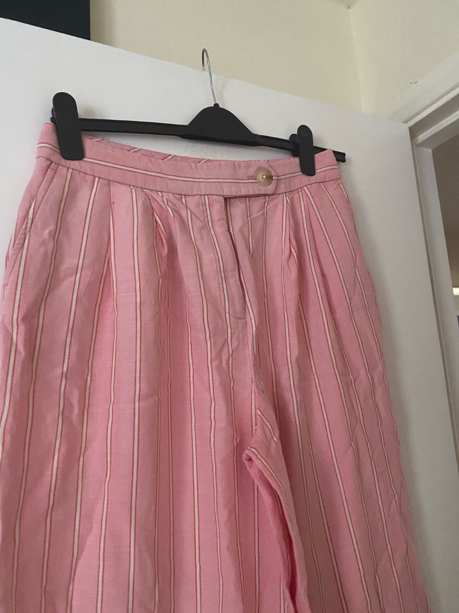 Next 12 Regular pink wide leg trousers (417 BV)
