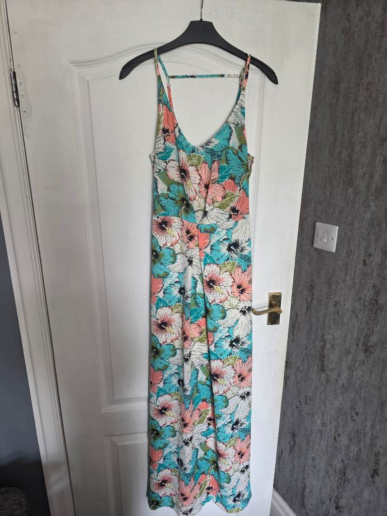 Beautiful H&M Floral Maxi Dress Size 10 Summer Holiday