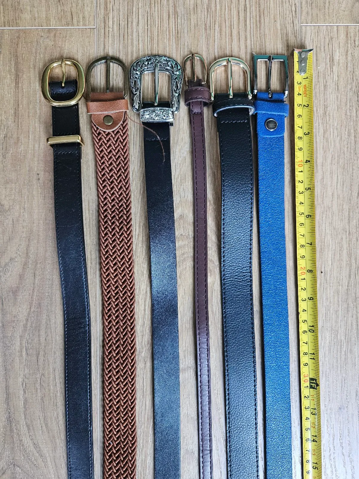 Womens belt x 6 incl H&M and Aritzia