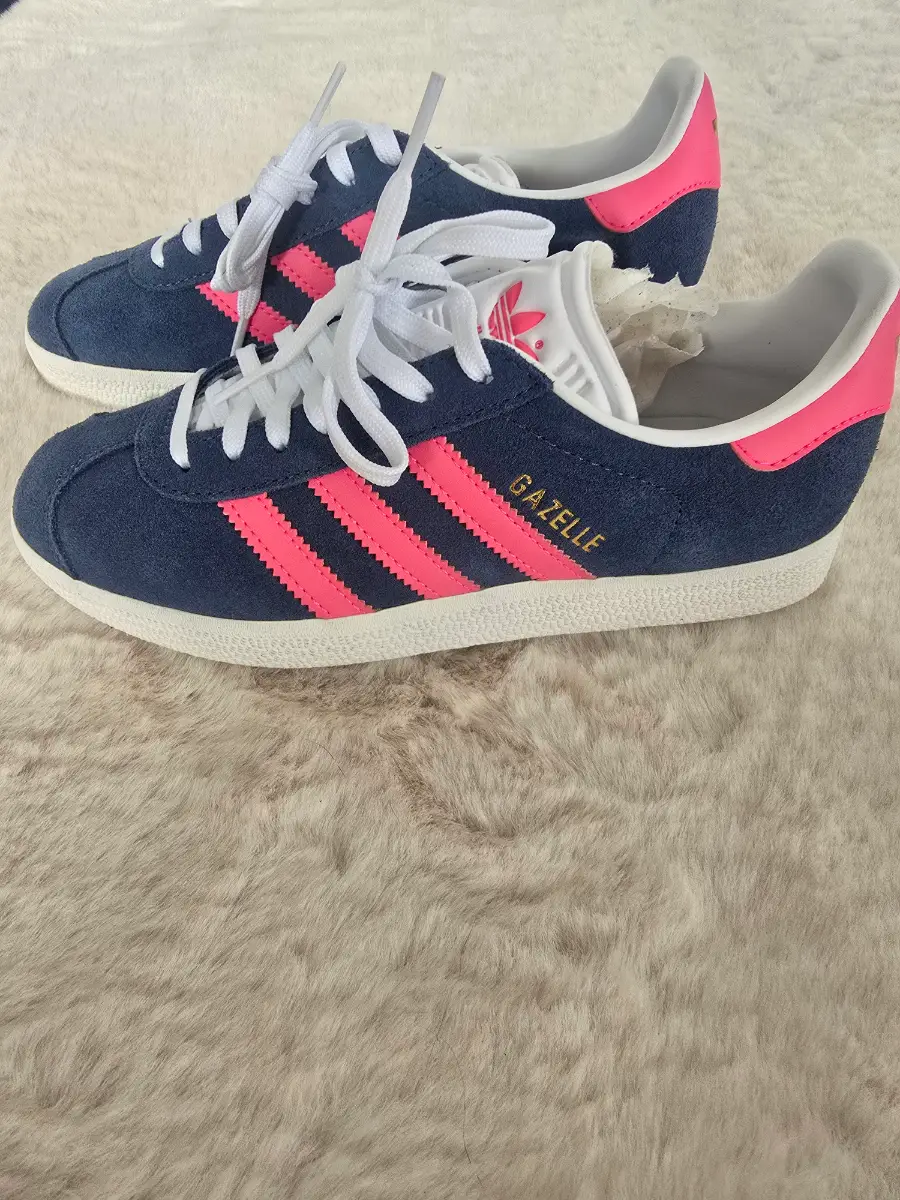 Adidas Navy and Inky Lucid Pink Gazelle