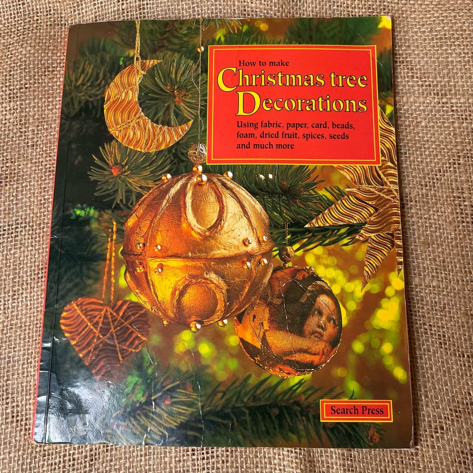 Vintage 90s how to make Christmas tree decorations book