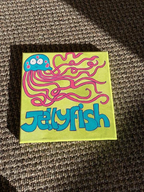 Bright and jolly paintings for kids rooms (acrylic on canvas)