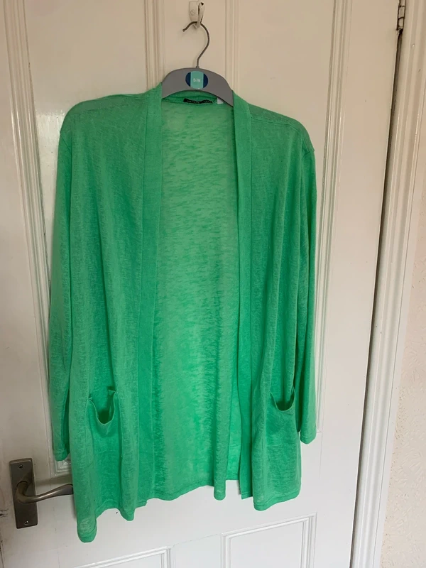 Soft green Cardigan by Helena Vera